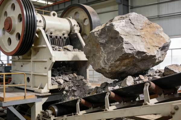 Щековая-дробилка-для-первичного-дробления-фосфатной-руды. Щековая-дробилка-для-первичного-дробления-фосфатной-руды.