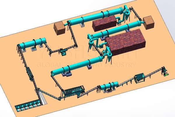 Вращающаяся-барабанная-линия-гранулирования-комплексных-удобрений-производительностью-10-т-час